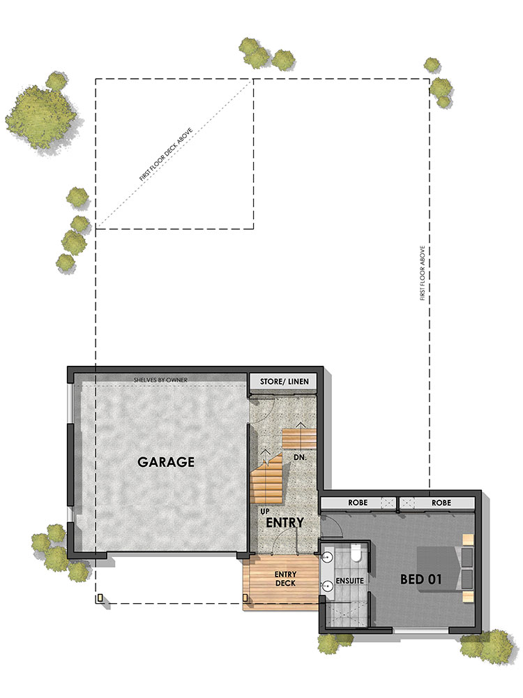 Torquay 32 House Design Ground Floor Floorplan REV2