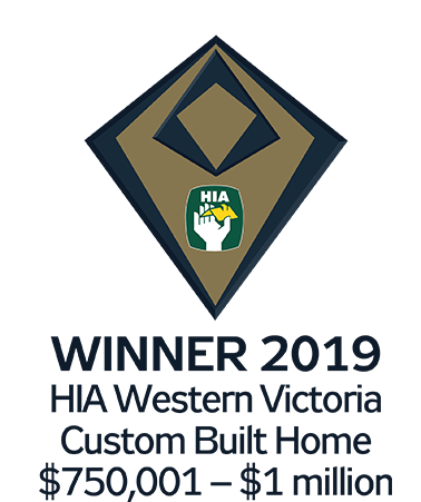 2019 HIA Best Custom Built Home Geelong 750k+