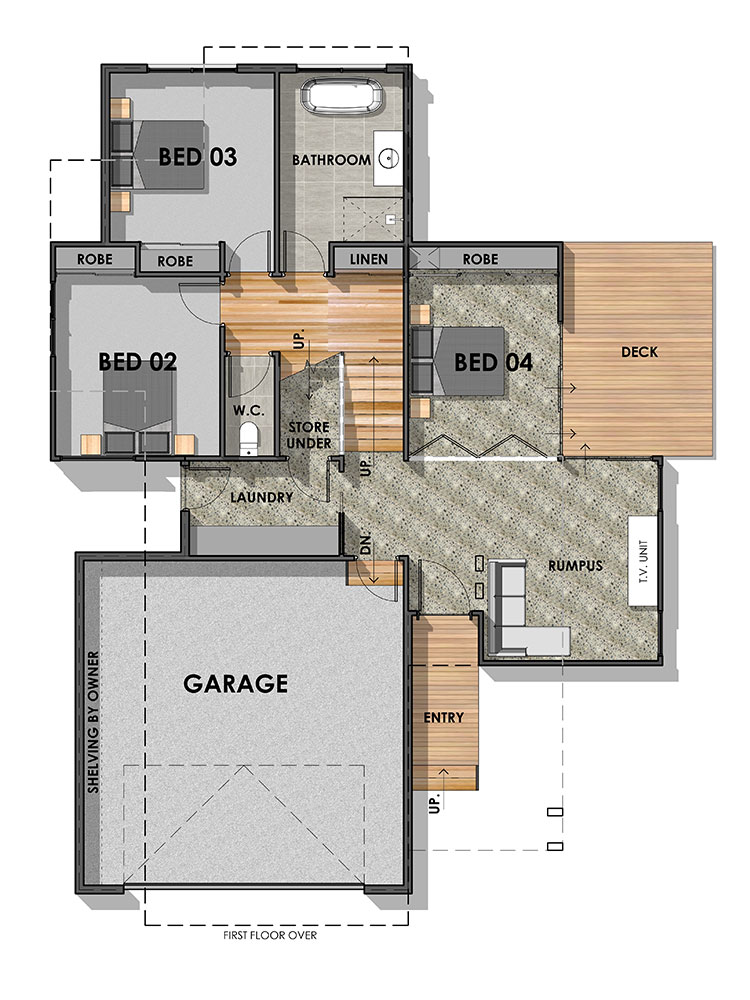 Aireys Inlet 30 Revised Ground Floorplan