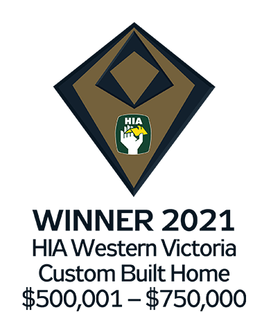 2021 HIA Best Custom Built Home Geelong 750k