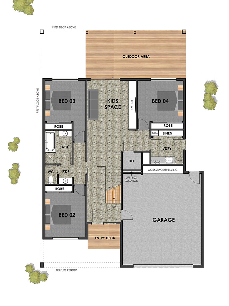 Torquay 41 VER 2022 Ground Floorplan